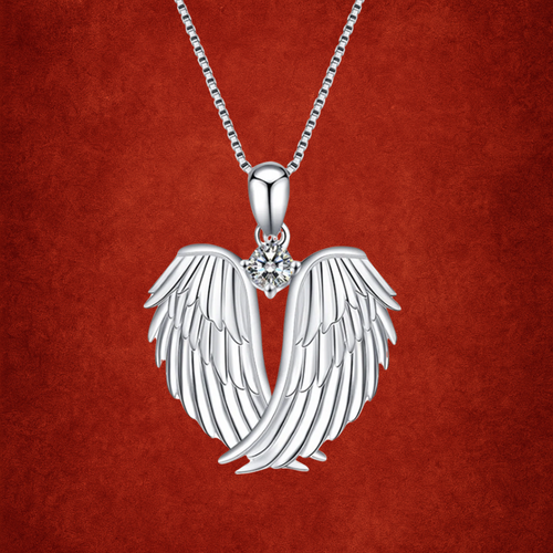 Angel Wings Pendant Necklace